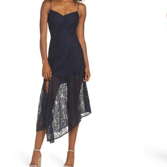 cooper st Dresses & Skirts - SALE!!Cooper street dress blue midi with long lace